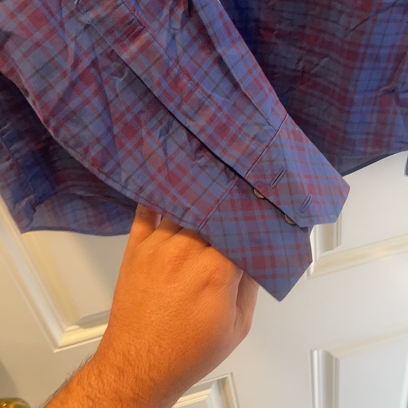 Long Sleeve Plaid Button Down - Picture 3 of 3